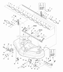 Part Location Diagram of 1665374A Snapper Strap, Mower Arm Assembly