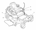 Decals Group - Brand  Model Diagram and Parts List for ZT18440KH 5091000 Snapper Lawn Tractor