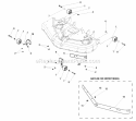 44  50 Mower Deck Roller Group Diagram and Parts List for EZT20501BV 5901166 Snapper Lawn Tractor