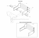 Bumper Group Diagram and Parts List for EZT20501BV 5901166 Snapper Lawn Tractor