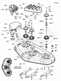 46 Housing  Arbor Group Diagram and Parts List for ZT2446  Snapper Lawn Tractor