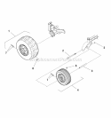 Wheel  Tire Group Diagram and Parts List for ZT2450150ZBVE 2690647 Snapper Lawn Tractor