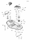 52 Housing  Arbor Group Diagram and Parts List for ZT2752  Snapper Lawn Tractor