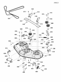 Clutch  Support Group 52 Frame Hung Diagram and Parts List for ZT2752  Snapper Lawn Tractor