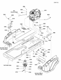 Engine Group Twin WEfm Diagram and Parts List for ZT2446  Snapper Lawn Tractor