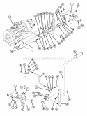 Part Location Diagram of 7079979YP Briggs and Stratton (c) upper control lev