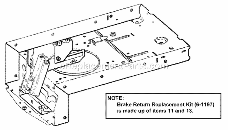 Smooth Clutch Assembly (Part 2) Diagram and Parts List for 301022BE 84701 Snapper Lawn Tractor