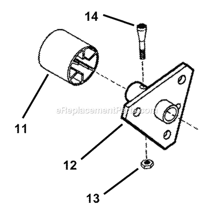 Wheels - Rear (Left Hand) Diagram and Parts List for 301022BE 84701 Snapper Lawn Tractor