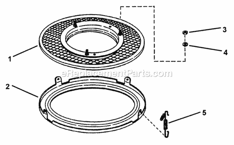 Accessory - Snapperizer Diagram and Parts List for 215012  Snapper Lawn Mower