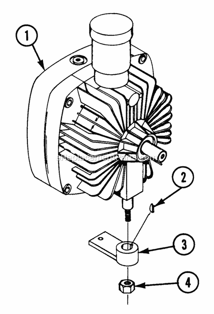 Hydrostat Parts Diagram and Parts List for Z160T 82149 Snapper Lawn Tractor