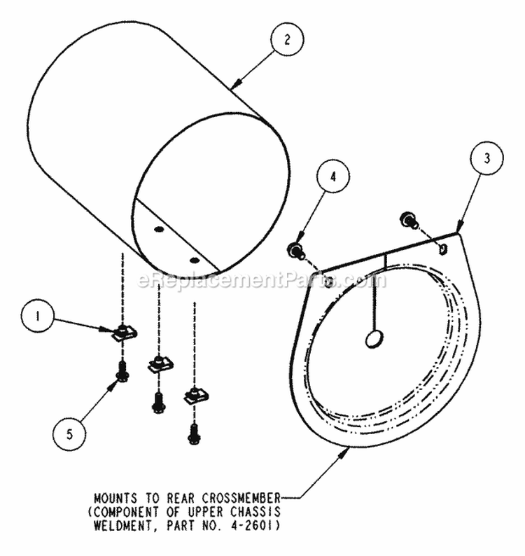 Air Intake Assembly Diagram and Parts List for ZF2501KH  Snapper Lawn Tractor