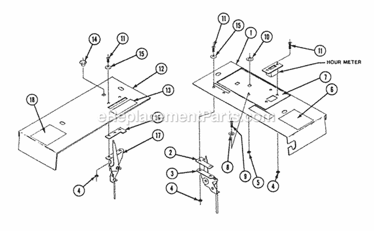 Fender Cap Parts Zu2010K Diagram and Parts List for 1810  Snapper Lawn Tractor