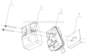 Muffler Diagram and Parts List for SEA43  Southland Auger