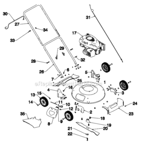 Repair_Parts Diagram and Parts List for SM2110  Southland Lawn Mower