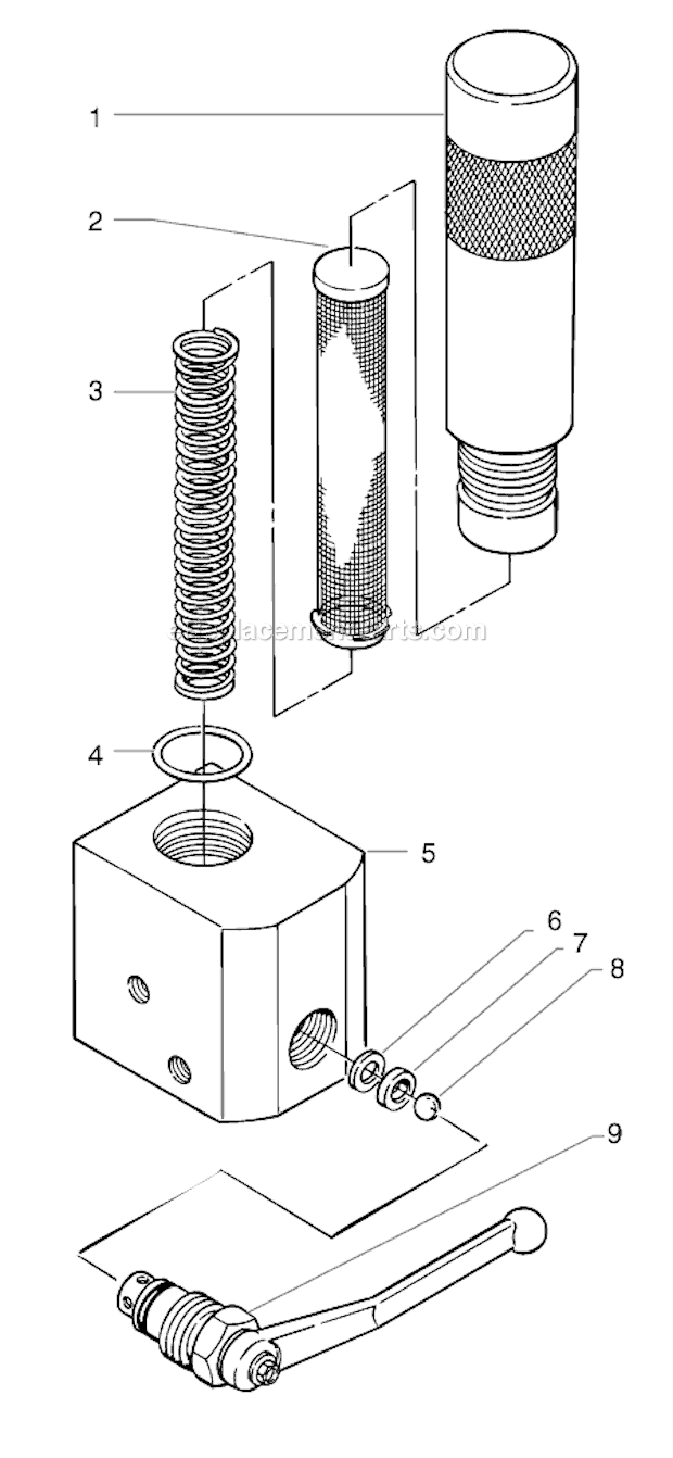 Page G Diagram and Parts List for EP2400 0279010 SprayTECH Paint Sprayer