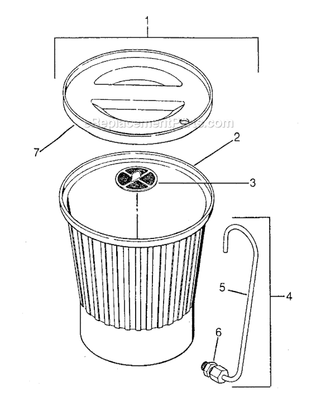 Page D Diagram and Parts List for ED1075 0288050 SprayTECH Paint Sprayer