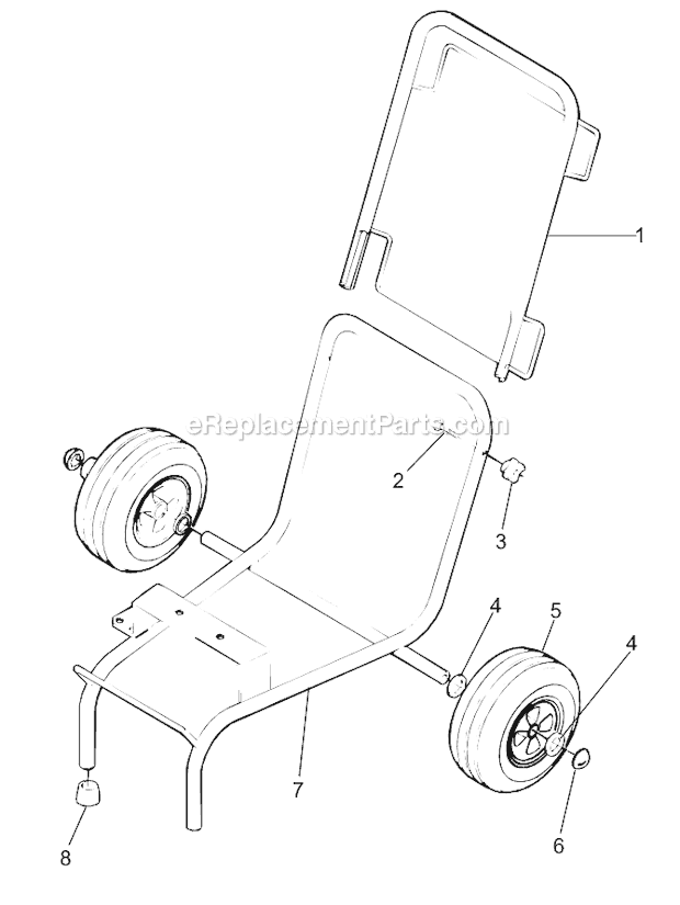 Page D Diagram and Parts List for EP2300 0294006 SprayTECH Paint Sprayer
