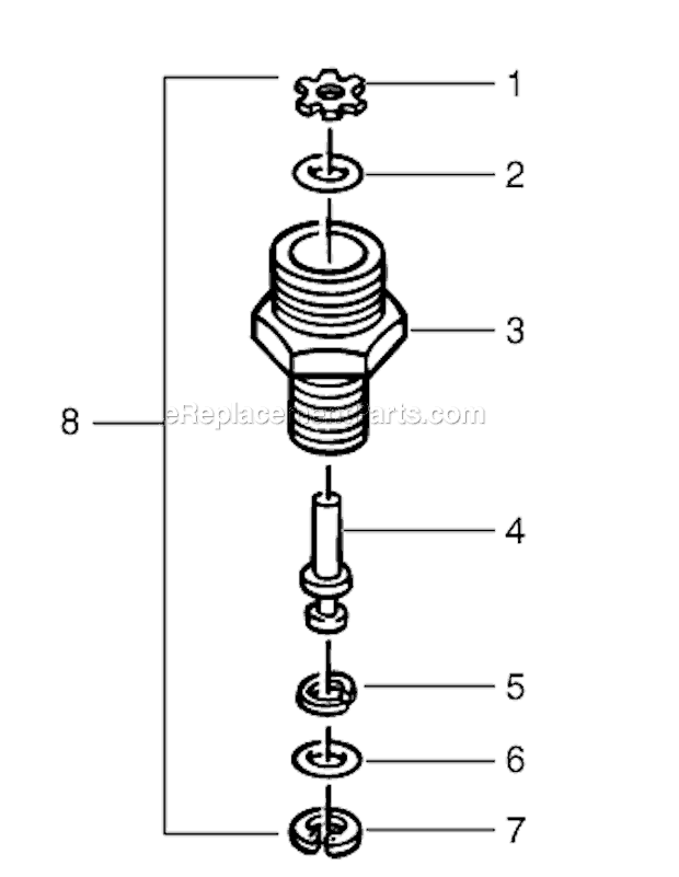Page E Diagram and Parts List for EP2510 0294012 SprayTECH Paint Sprayer