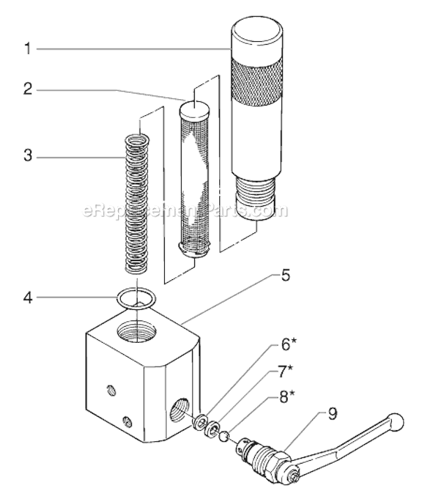 Page G Diagram and Parts List for EP2510 0294012 SprayTECH Paint Sprayer