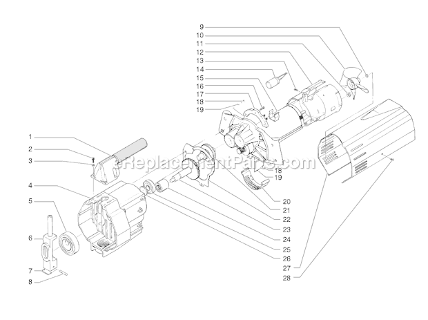 Page C Diagram and Parts List for EP2005 0295000 SprayTECH Paint Sprayer