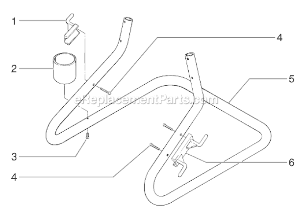 Page B Diagram and Parts List for EP2105 0295001 SprayTECH Paint Sprayer