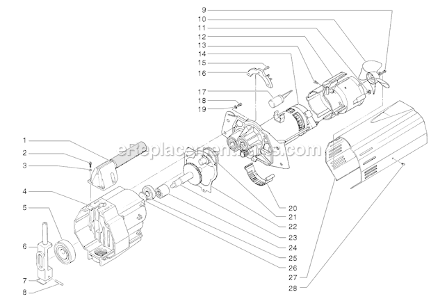 Page D Diagram and Parts List for EP2105 0295001 SprayTECH Paint Sprayer
