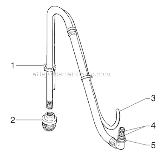 Page D Diagram and Parts List for EP2205 0295003 SprayTECH Paint Sprayer