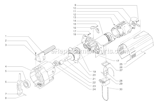 Page B Diagram and Parts List for EP2205 0295024 SprayTECH Paint Sprayer
