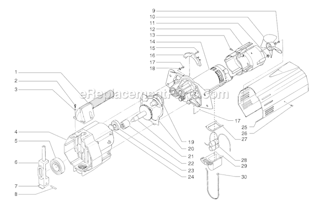 Page C Diagram and Parts List for EP2205 0295025 SprayTECH Paint Sprayer