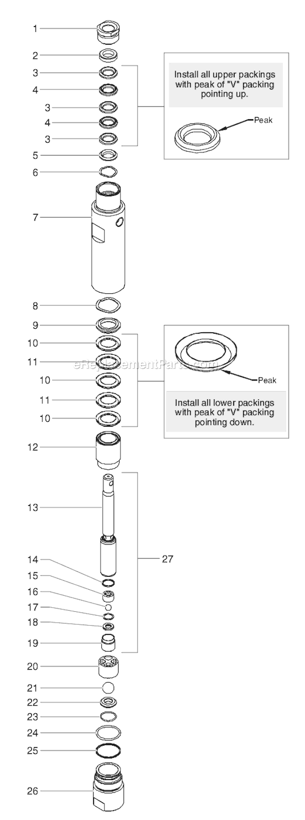 Page C Diagram and Parts List for EPX2505 0507009 SprayTECH Paint Sprayer