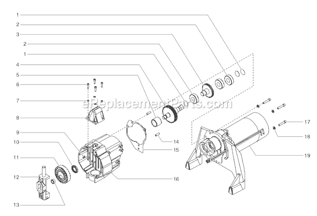 Page B Diagram and Parts List for EPX2305 0507017 SprayTECH Paint Sprayer