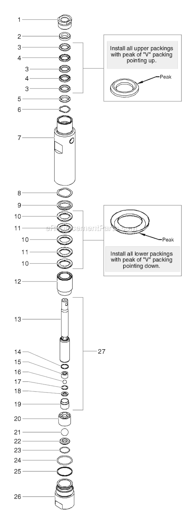 Page C Diagram and Parts List for EPX2405 0507018 SprayTECH Paint Sprayer