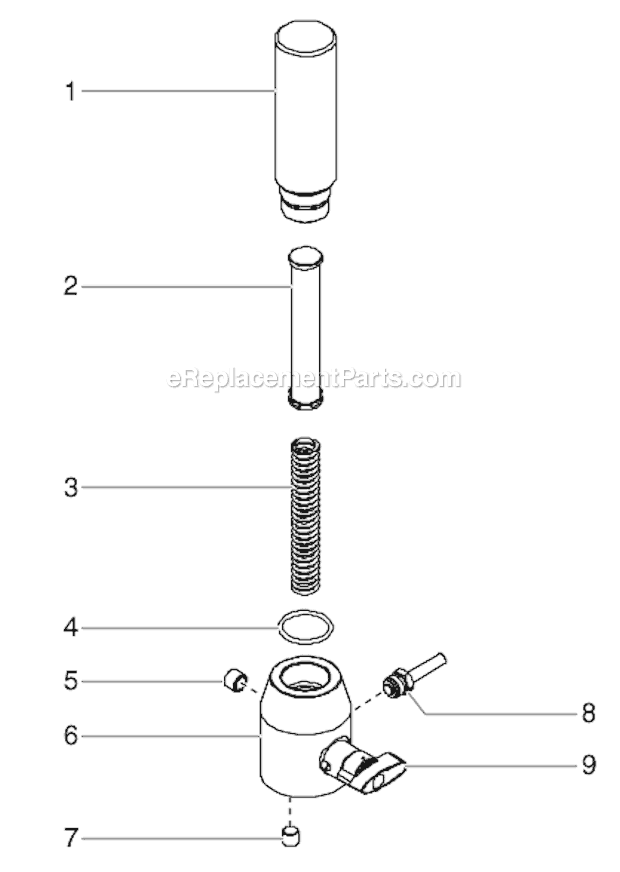 Page D Diagram and Parts List for EPX2405 0507018 SprayTECH Paint Sprayer