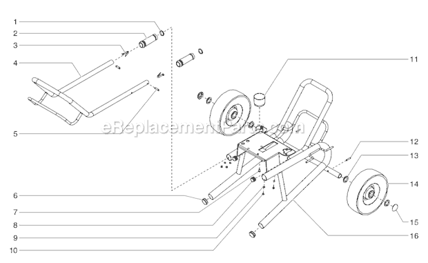 Page F Diagram and Parts List for EPX2505 0507019 SprayTECH Paint Sprayer