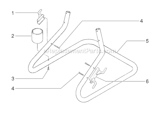 Page B Diagram and Parts List for EP2105 0508006 SprayTECH Paint Sprayer