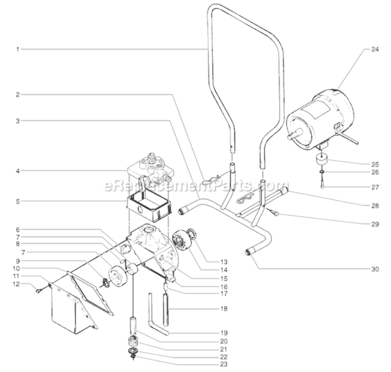 Page A Diagram and Parts List for ED655 0508028 SprayTECH Compressor