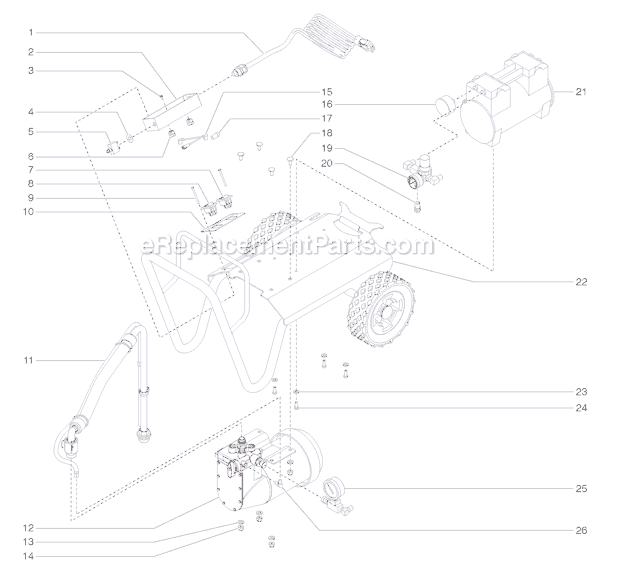 Page A Diagram and Parts List for AIRCOAT 0508074 SprayTECH Paint Sprayer