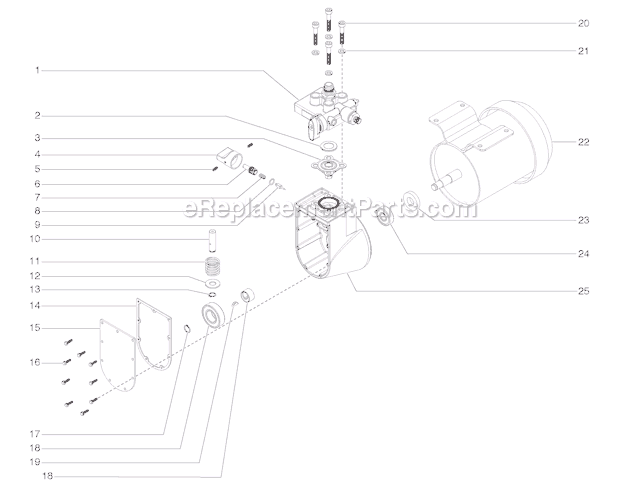 Page C Diagram and Parts List for AIRCOAT 0508074 SprayTECH Paint Sprayer