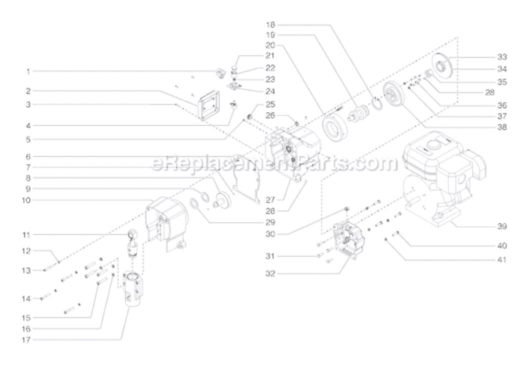 Page B Diagram and Parts List for LC1250 0509025 SprayTECH Paint Sprayer