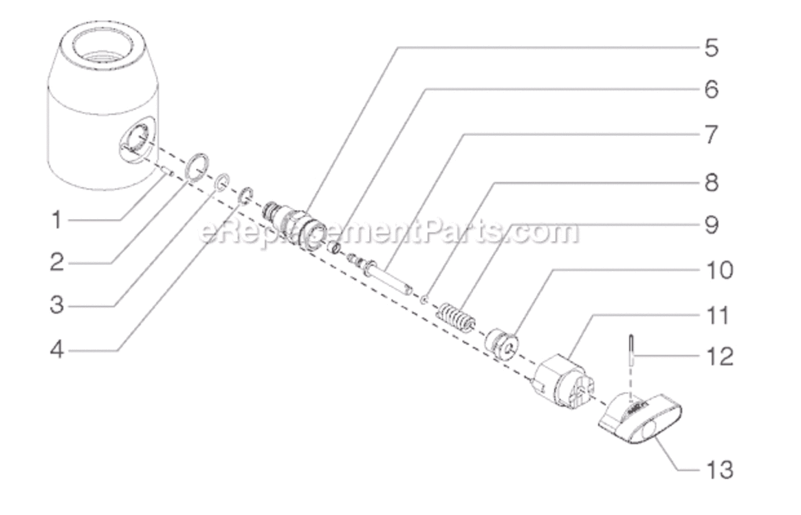 Page G Diagram and Parts List for LC1600 0509026 SprayTECH Paint Sprayer