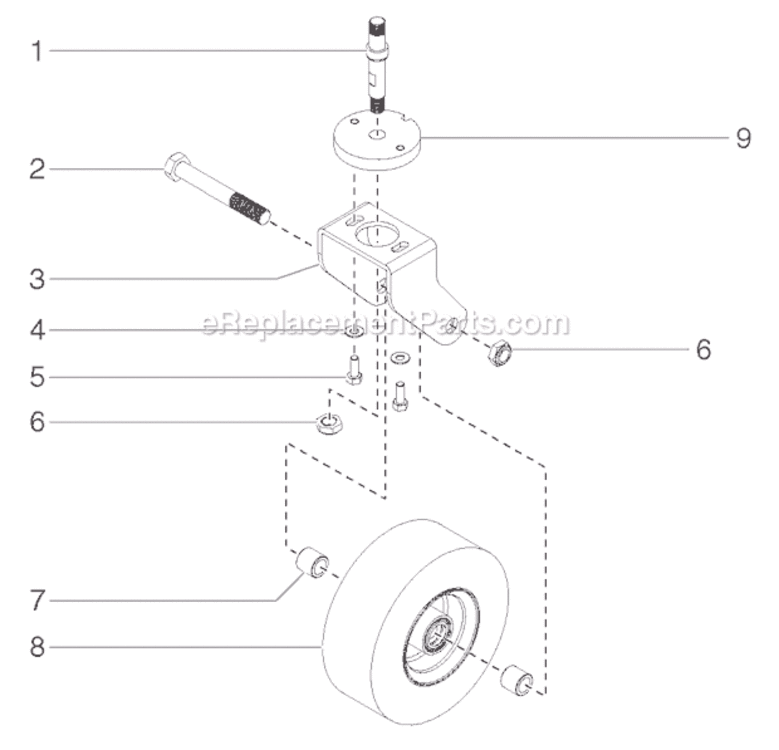 Page H Diagram and Parts List for LC1600 0509026 SprayTECH Paint Sprayer
