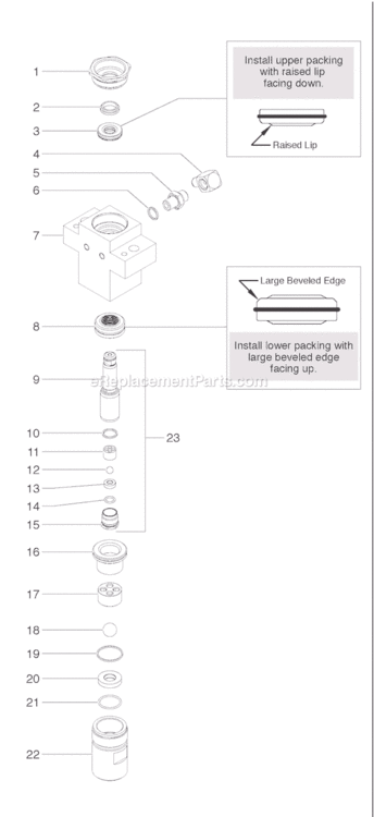 Page D Diagram and Parts List for LC750 0509027 SprayTECH Paint Sprayer
