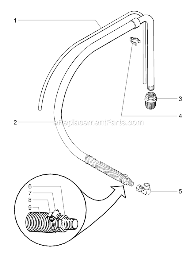 Page G Diagram and Parts List for GPX80 0509037 SprayTECH Paint Sprayer