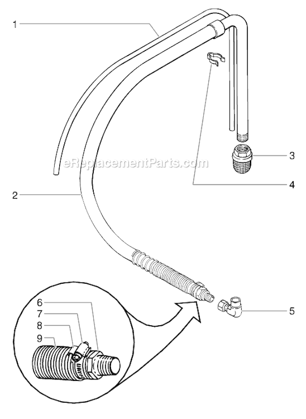Page G Diagram and Parts List for GPX130 0509038 SprayTECH Paint Sprayer