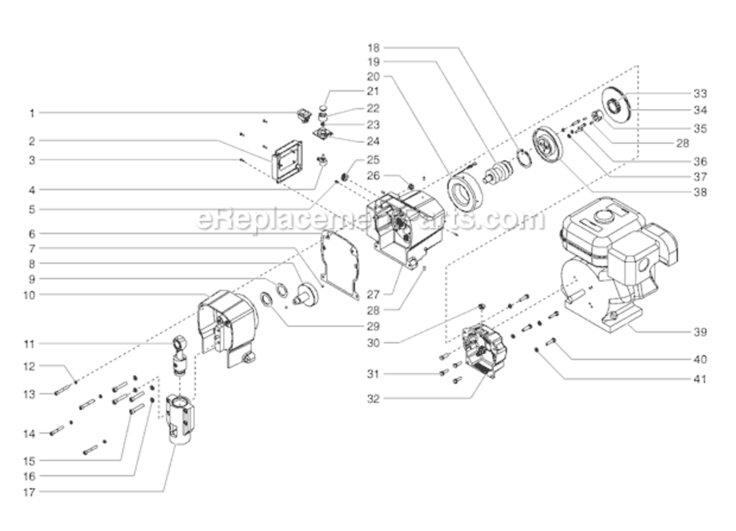 Page B Diagram and Parts List for LCX 0509040 SprayTECH Paint Sprayer