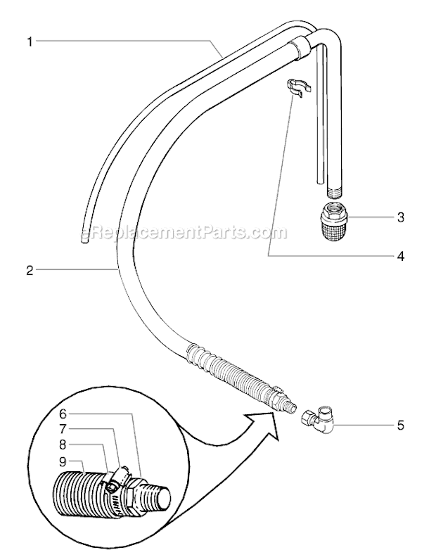 Page G Diagram and Parts List for GPX80 0509057 SprayTECH Paint Sprayer