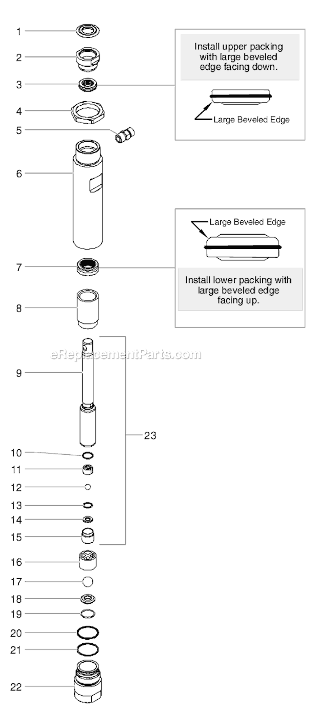 Page C Diagram and Parts List for GPX 0509058 SprayTECH Paint Sprayer