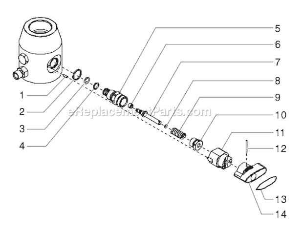 Page F Diagram and Parts List for GPX 0509058 SprayTECH Paint Sprayer