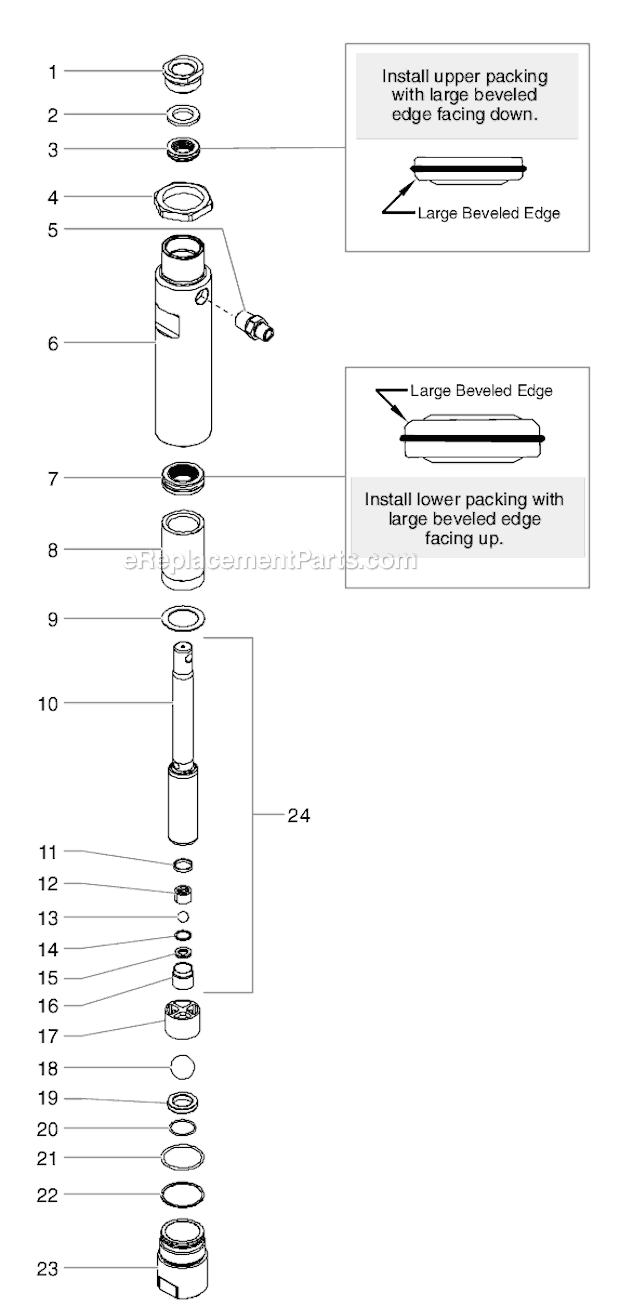 Page C Diagram and Parts List for GPX 0509059 SprayTECH Paint Sprayer