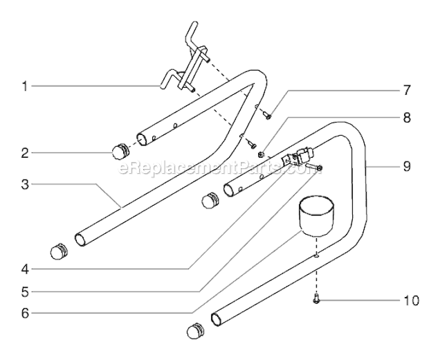 Page E Diagram and Parts List for EPX2155 0551010 SprayTECH Paint Sprayer